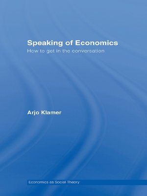cover image of Speaking of Economics
